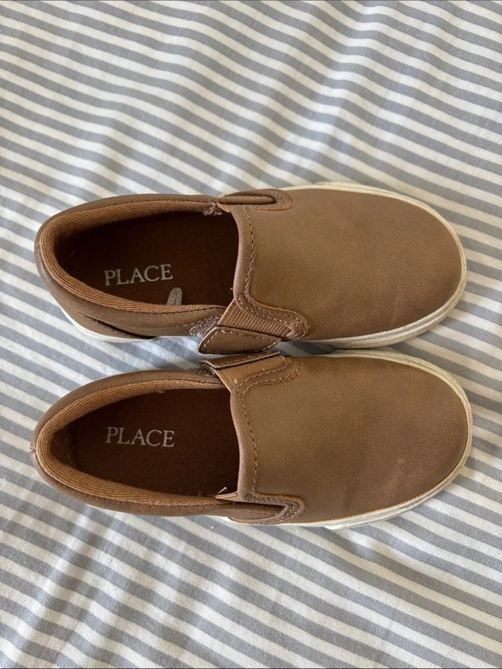 The Children's Place Brown Slip-On Sneakers for Kids